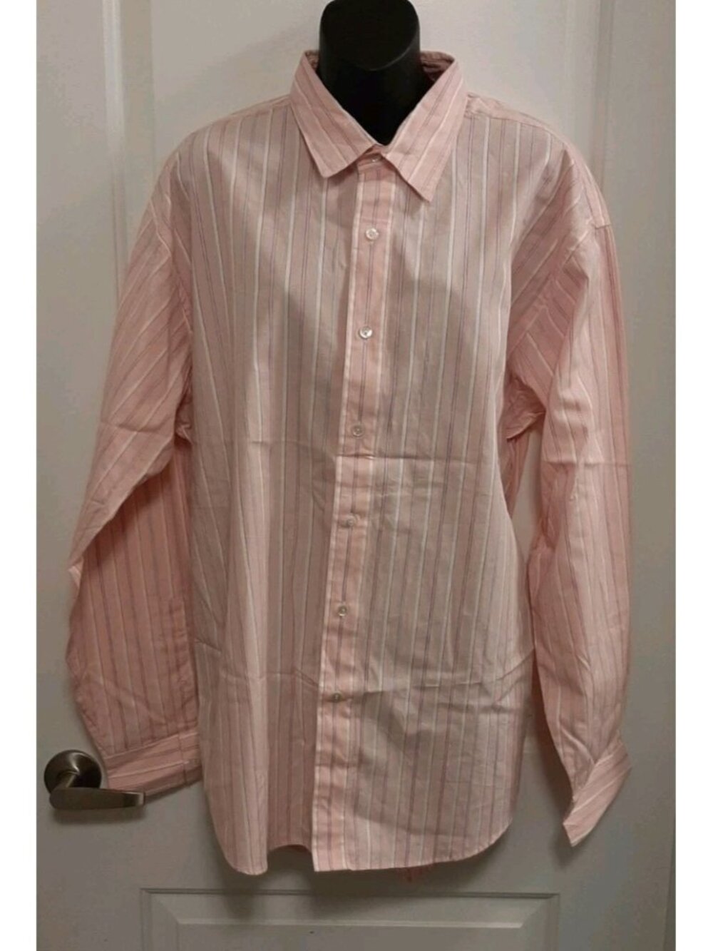 NOS Vintage Colours by Alexander Julian Button Down Men L Multicolor Striped